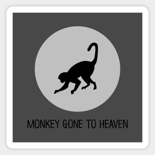 Monkey Gone To Heaven, black Magnet
